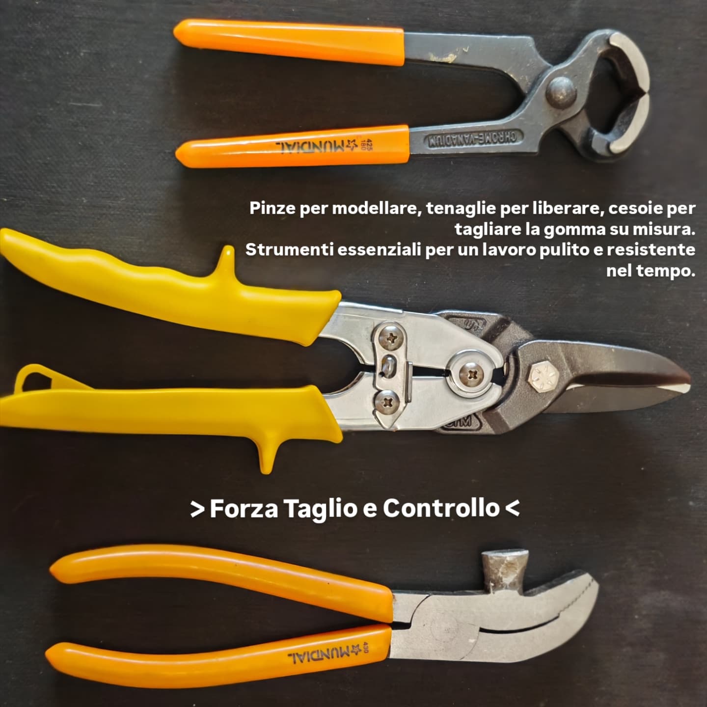 Strumenti professionali per risuolatura - Pinze e tenaglie per lavoro di precisione